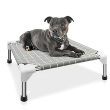Cama elevada para perros y gatos Cama elevada portátil para mascotas
