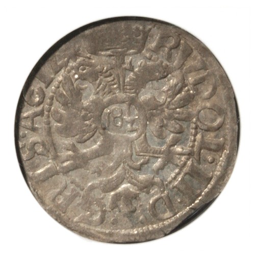 German States Schaumberg-Pinneberg 1/18-1/2 Thaler Schilling 1612 KM-65 NGC AU58 - Picture 2 of 3