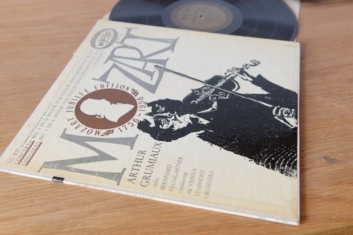 Arthur Grumiaux Mozart (Mozart Jubilee Edition 1756-1956) LP Epic LC 3157 - Imagen 3 de 6