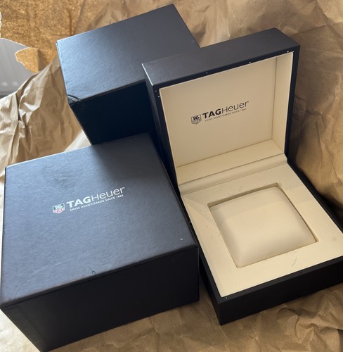 Genuine Tag Heuer Swiss Watch Box Case Complete with Outer Box - See Pics - Picture 1 of 12