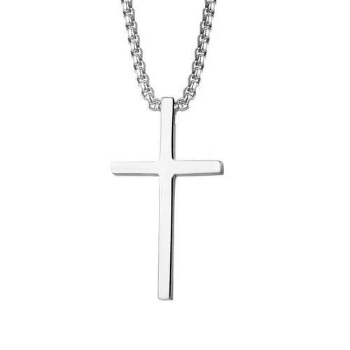 New Religion Christian Simple Necklace for Women Men Virgin Mary Jesus Cross - Picture 11 of 26