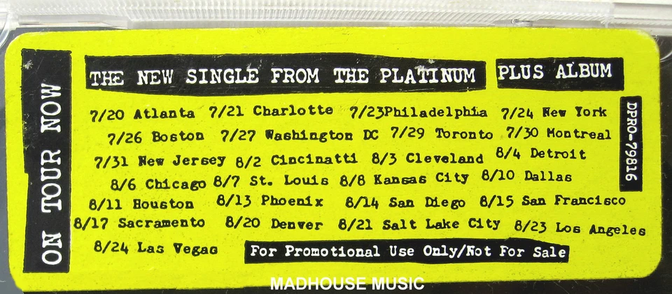 DURAN DURAN CD Too Much Information USA 2 Trk PROMO w/ Artwork+ TOUR Sticker NEW - Image 3 of 4