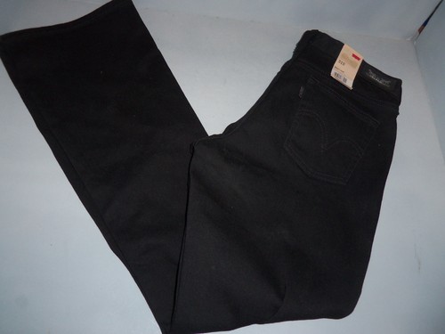 Levi's Women's 515 Classic Boot Cut Mid Rise Black Jeans SIZES! NWT NEW - Picture 1 of 2
