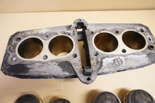 Bloque de cilindros motor Kawasaki GPZ750 GPZ 750 ZX75-A 1983-1985 DAÑADO - Imagen 17 de 17