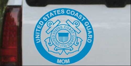 Calcomanía pegatina para computadora portátil con ventana de coche o camión de la Guardia Costera de los Estados Unidos - Imagen 22 de 32