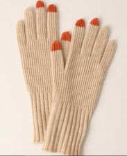 100 cashmere knitted touch screen gloves cold resistant gloves 9  28cm