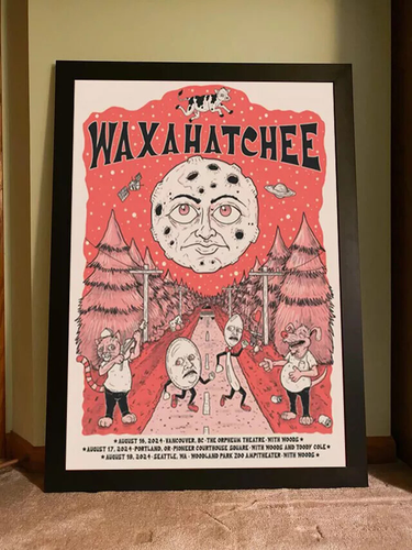 Waxahatchee August 18, 2024, Seattle, WA Woodland Park Zoo Amphitheater Poster - Picture 3 of 6