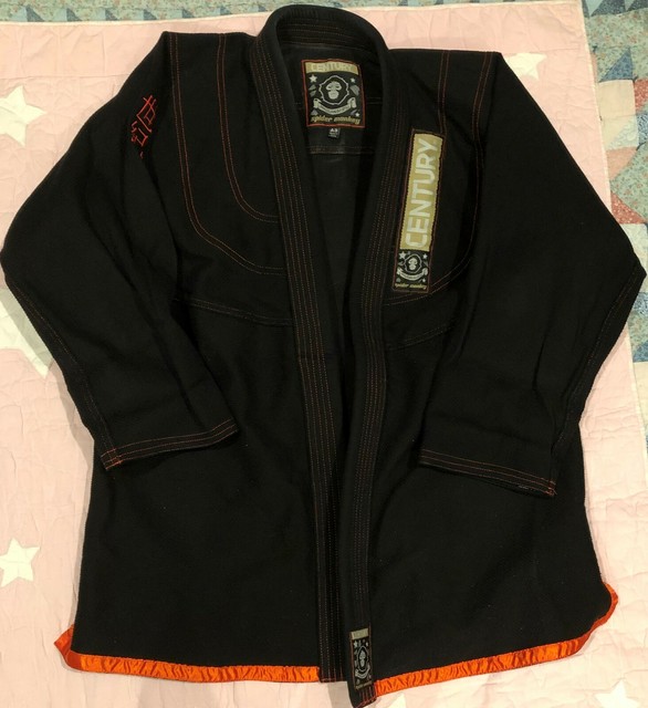 Black, A4 Century Spider Monkey Brazilian Jiu-Jitsu Uniform