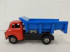 vtg ASC Japan Aoshin Tin Friction 9" Cab Over Lorry Dump Truck Tin Toy