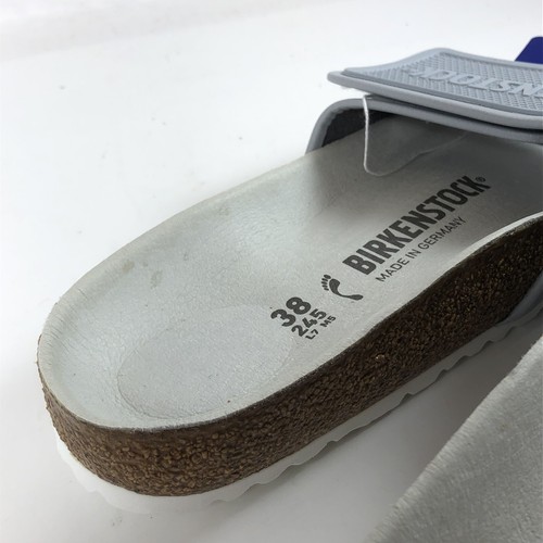 Birkenstock Tema Womens Gray Sandals Slip On Summer Casual US 10 Narrow Fit - Picture 3 of 5