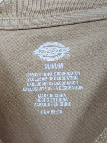 Dickies American Original Spellout Logo Cropped Longsleeve Brown Tee Womens M - Picture 7 of 11