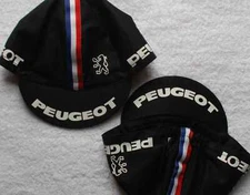 PEUGEOT Team Cycling Cap - Bike Hat - White or Black Free Shipping !!