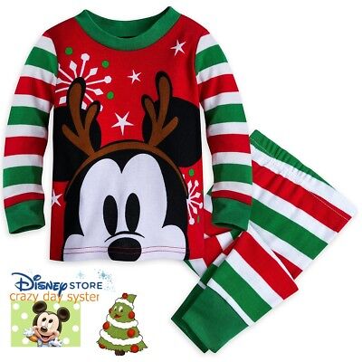 Disney Store Baby Boys Mickey Mouse Halloween /"I Bite/" Pj Pals Pajama Sleep Set