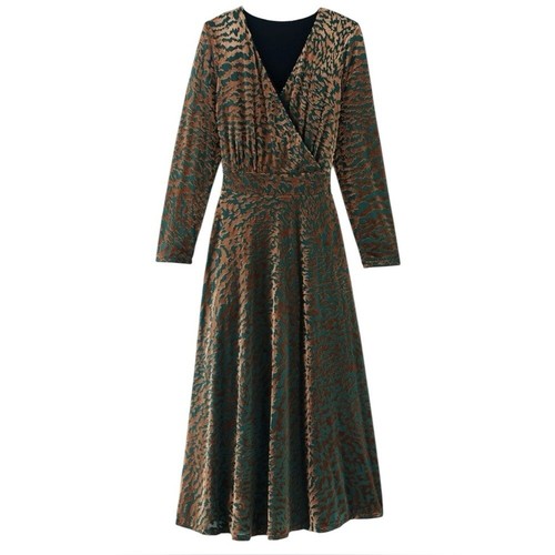 Soft Surroundings Shae Dress Multi Animal Velvet Burnout Size 2X NWT - Picture 11 of 11