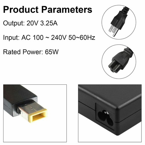 Lenovo 45W 20V 2.25 A AC cargador de adaptador ADLX45NDC3A ADLX45NCC2A portátil - Picture 7 of 7
