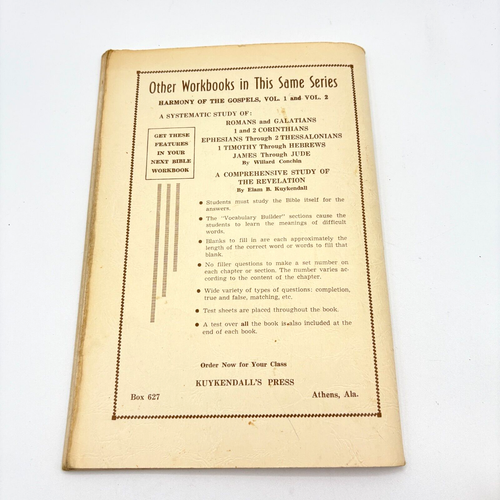 Vintage Collection of Christian Religious Study Guides for Bible Study See List - Picture 14 of 14