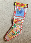 UNOPENED Vintage 70s 80s Christmas Stocking TRIDENT  magic roundabout Fuzzy Felt