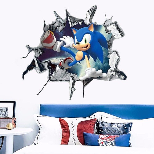 Sonic Decal Removable Wall Sticker Home Decor Art Game Mural Room Decoration Kid - Picture 11 of 12