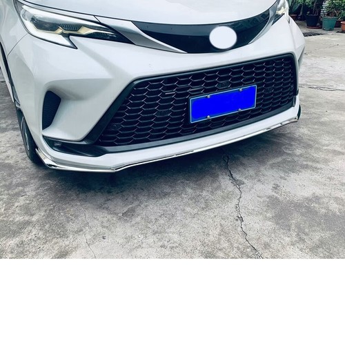 Fit Toyota Sienna XSE 2021-2025 Front Bumper Guard Protector Cover Trims Silver - Picture 11 of 14