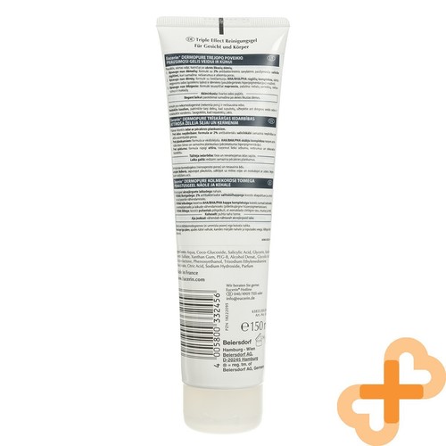 EUCERIN DERMOPURE Triple Effect Cleansing Gel Face and Body 150 ml Post Acne - Picture 12 of 24