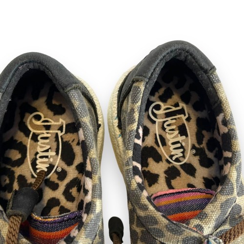 Justin Brands Women Casual Moc Hazer- Leopard Print/ Multi #JL173 Size 6 M - Picture 5 of 9