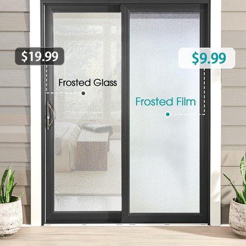 Window Privacy Film Frosted Glass Static Cling UV Sun Blocking Heat Control W... - Picture 5 of 10