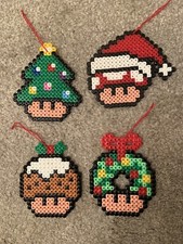 **~ Christmas Elf ~ hama bead sprite//pixel art decoration ~**