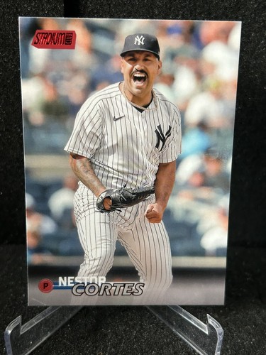 2023 Stadium Club Red Foil #97 Nestor Cortes New York Yankees