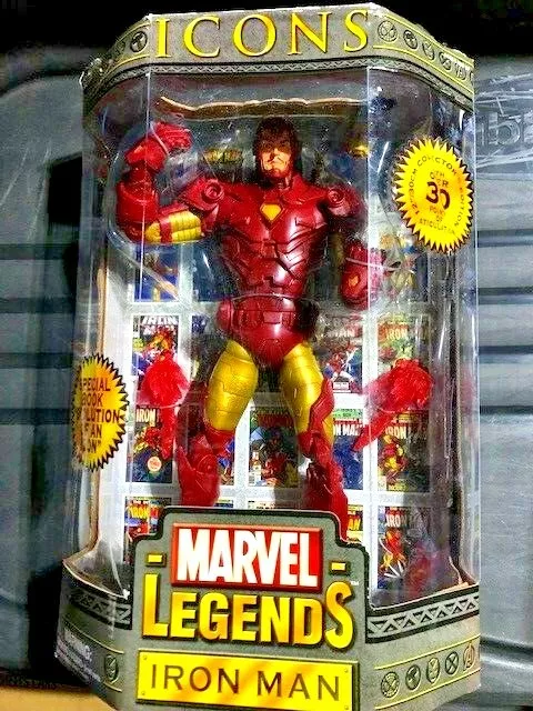 Marvel Legends ICONS 12 Zoll Iron Man Tony Stark unmaskierte Variante  Spielzeug