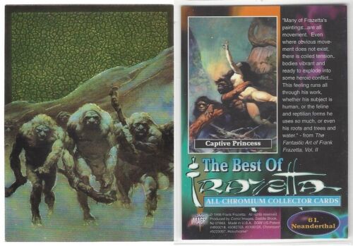 1996 Best of Frazetta All-Chromium by Comic Images singoli Scegli la tua carta! - Foto 71 di 100