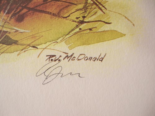 Signed Limited Edition Prints by Ralph J. McDonald "Carolina Wren" "ChipmunK" - Picture 6 of 12