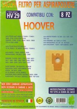 MFHV29 - 8 SACCHI HOOVER TELIOS T 5627 5710 5712 5713 5732 5745