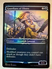 Guardians of Oboro Showcase Foil 317 Kamigawa: Neon Dynasty MTG NM NP