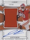 2022 Panini National Treasures Collegiate Justyn Ross #53