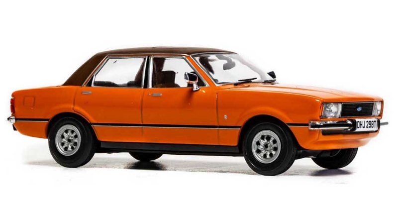FORD Cortina MK4 2.0 Ghia - orange - VanGuards 1:43 - Picture 5 of 5