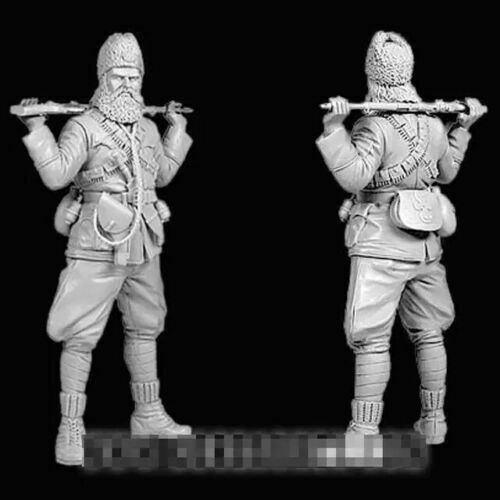 Modellino statuina resina 1/16 kit soldato jugoslavo cetnico seconda guerra mondiale ww2 esercito non dipinto - Foto 5 di 6