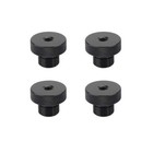 4Pcs CAMVATE Aluminum 1/4"-20 Female to 5/8"-27 Male Screws Mount fr Mic Holder