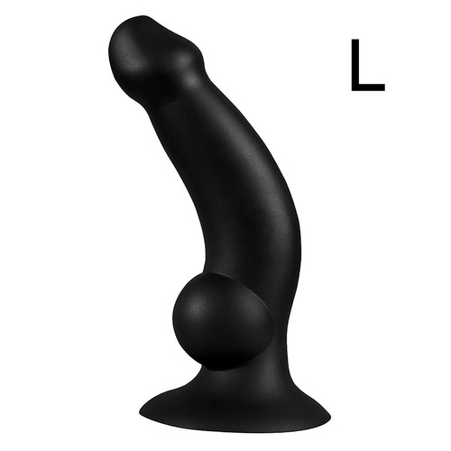 Liquid Silicone Super SMOOTH ALIEN Dildo With Balls Sex Toy For Men And Women - Picture 13 of 21