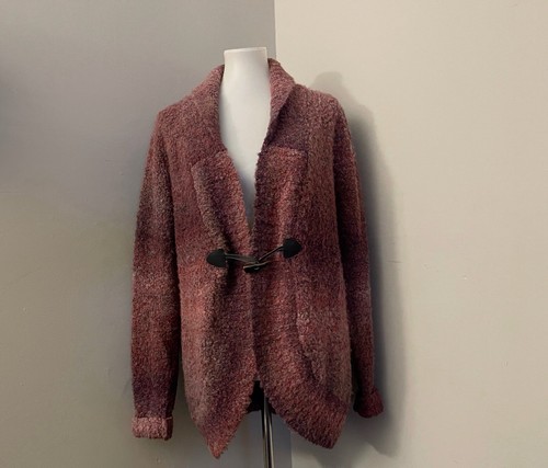 Woolrich plus-size wool blend $320 boucle cardigan outdoors nature teacher