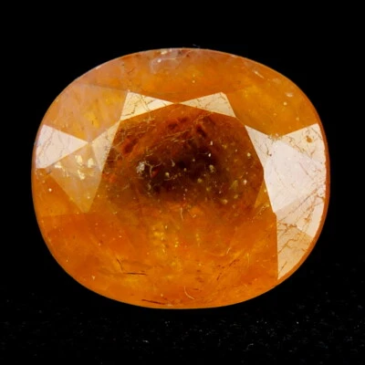 SHOLA Echt 5,61 Ct Natürlicher Orange Gelb Saphir aus Madagaskar - Bild 1 von 2