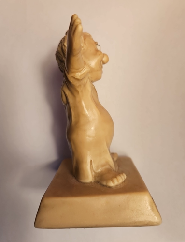 Statua Wallace Russ Berrie Co ~Ti amo così tanto~ USA 1968-70 resina vintage - Foto 4 di 7