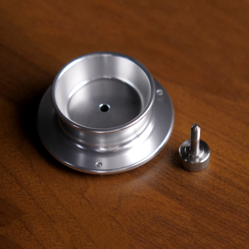 2x Adaptadores de cubo de buje de plata réplica para grabadoras Studer A80 de 1/2"/1"/2" Foto 4 de 4