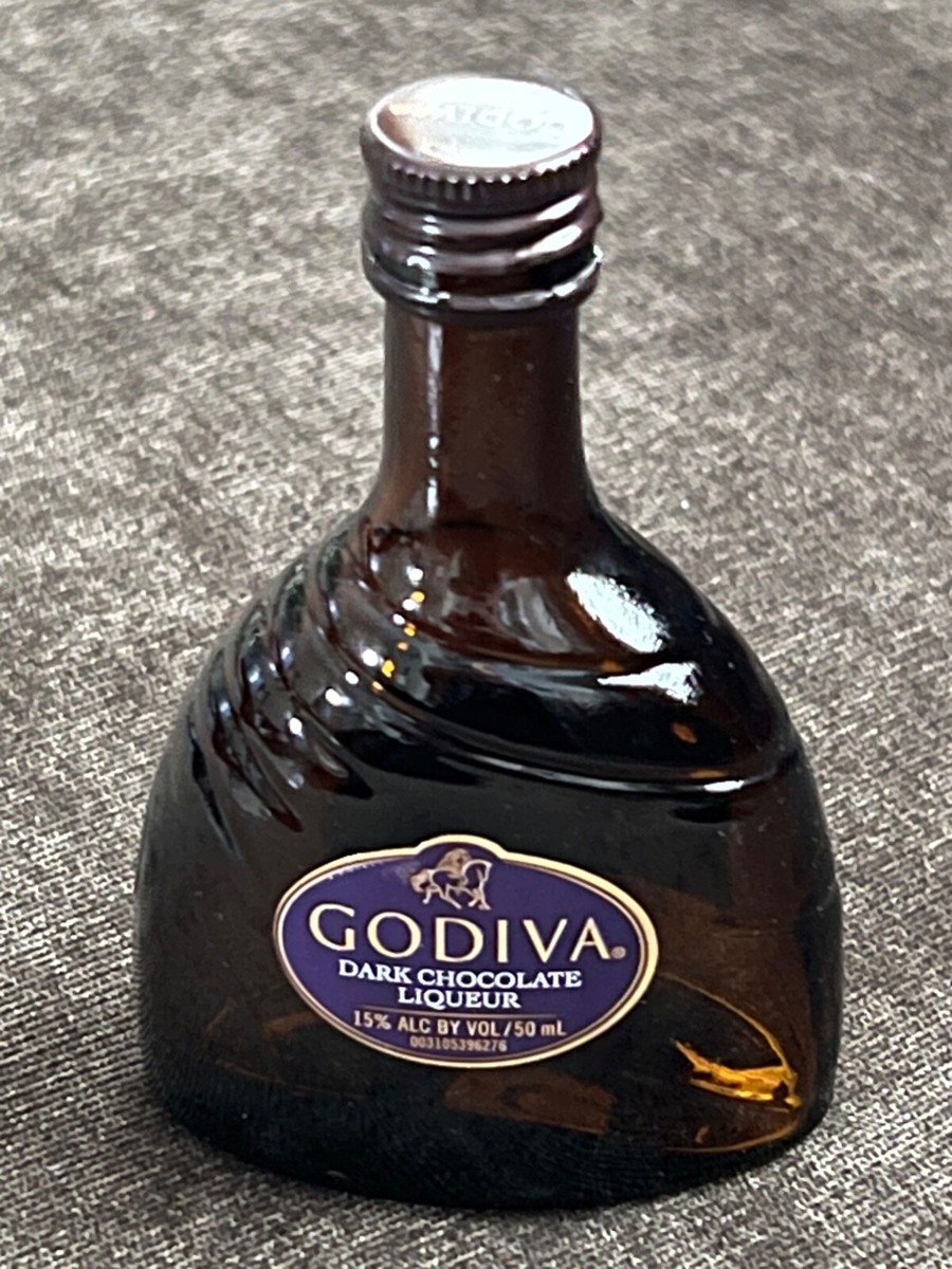 GODIVA Chocolate Liqueur750ml 　新品未開封 Mini GODIVA Dark Chocolate Liqueur Glass Liquor Bottle EMPTY