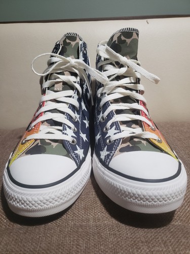 Converse Chuck Taylor All Star Hi Flame Camo Stars - Picture 3 of 14