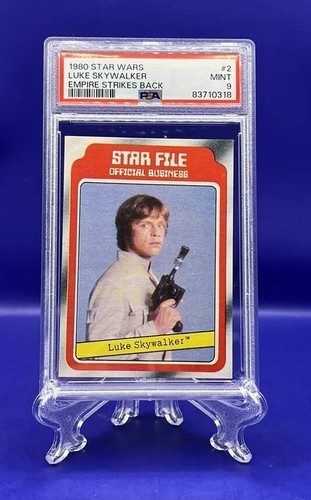 1980 STAR WARS EMPIRE STRIKES BACK #2 LUKE SKYWALKER PSA 9 **only 3 Higher** - Picture 1 of 2