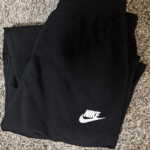Boys Nike size XL black joggers lightweight standard fit - Picture 1 of 4