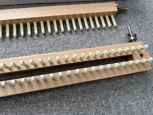 Knitting Board 28" Knitting Board Loom Adjustable 168 pegs 100% Hard Wood - Picture 7 of 14