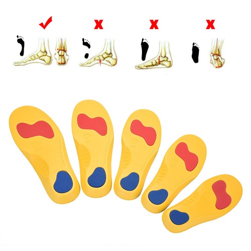 Orthotic Corrective Arch Support Cushion Shoe Inserts Insoles Pads For Kids HAO - Afbeelding 2 van 21