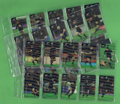 #EE.  SET(30)  2010  NEW ZEALAND  ALL BLACKS  WEETBIX RUGBY UNION CARDS / TAGS - Picture 1 of 7
