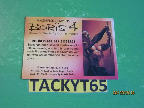 BORIS 4 MAGNIFICENT MYTHS 1994 SINGLE CARD(S) NEW YOU CHOOSE - Picture 52 of 186